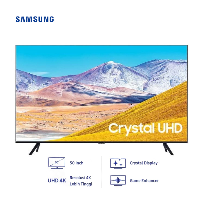 Samsung Crystal UHD 4K Smart TV 50" - 50TU8000